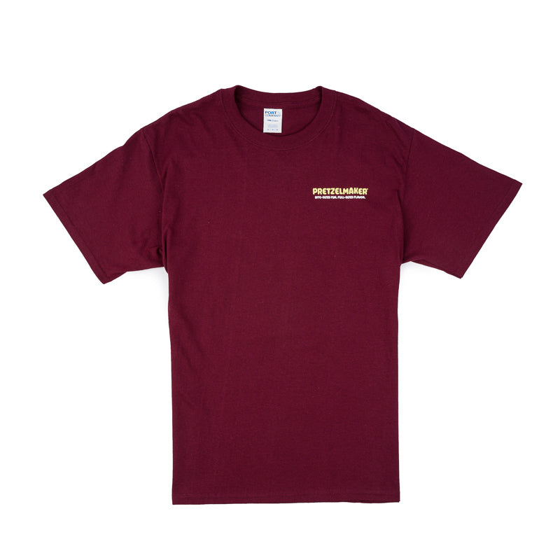 Pretzelmaker Uniform Tee - Maroon