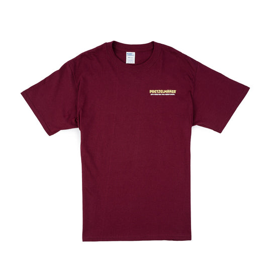Pretzelmaker Uniform Tee - Maroon