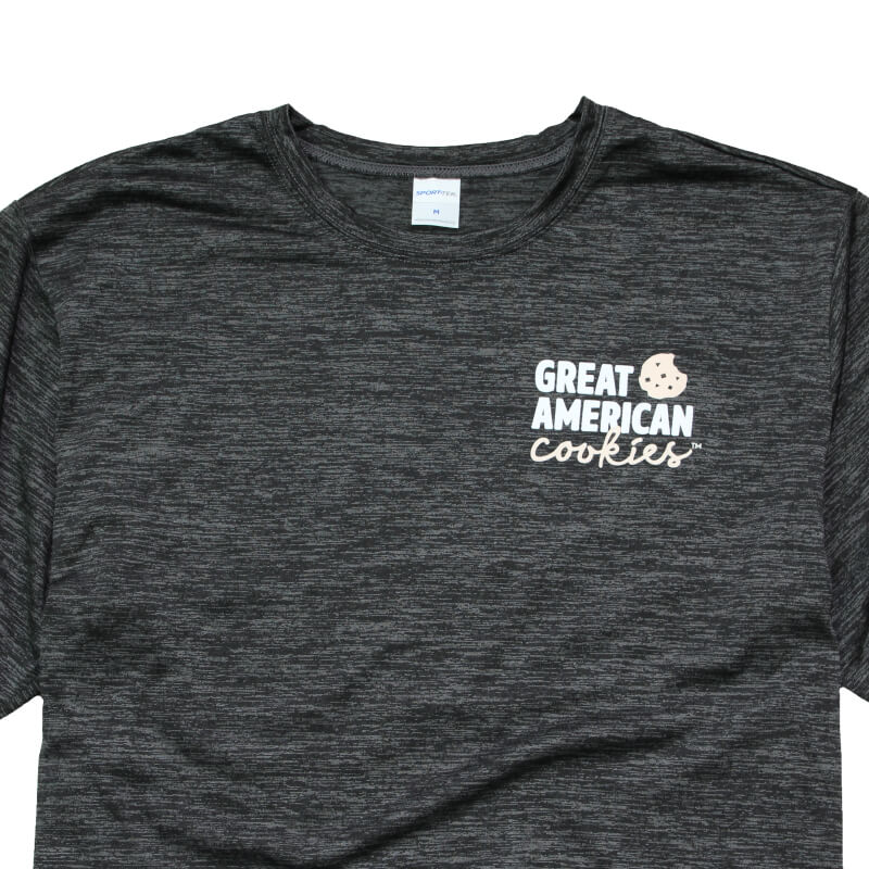 GAC Fresh Baked Cookies Performance Tee - Black | Grey Electric