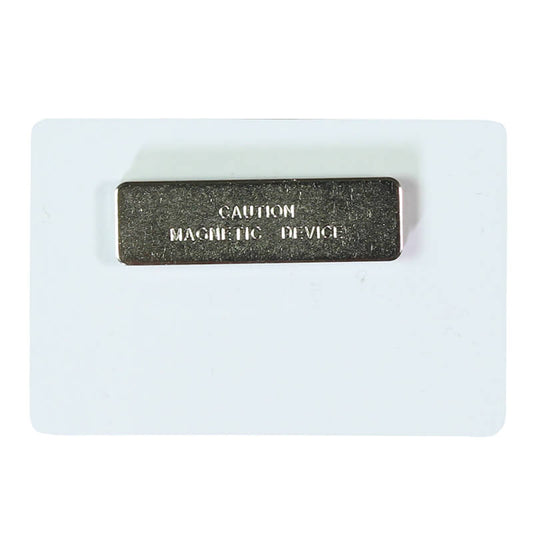GAC 2" x 3" Name Badge - White