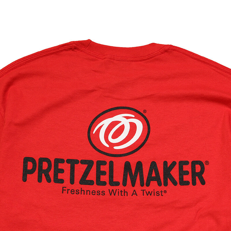 Pretzelmaker Uniform Logo Tee - Long Sleeve - Red