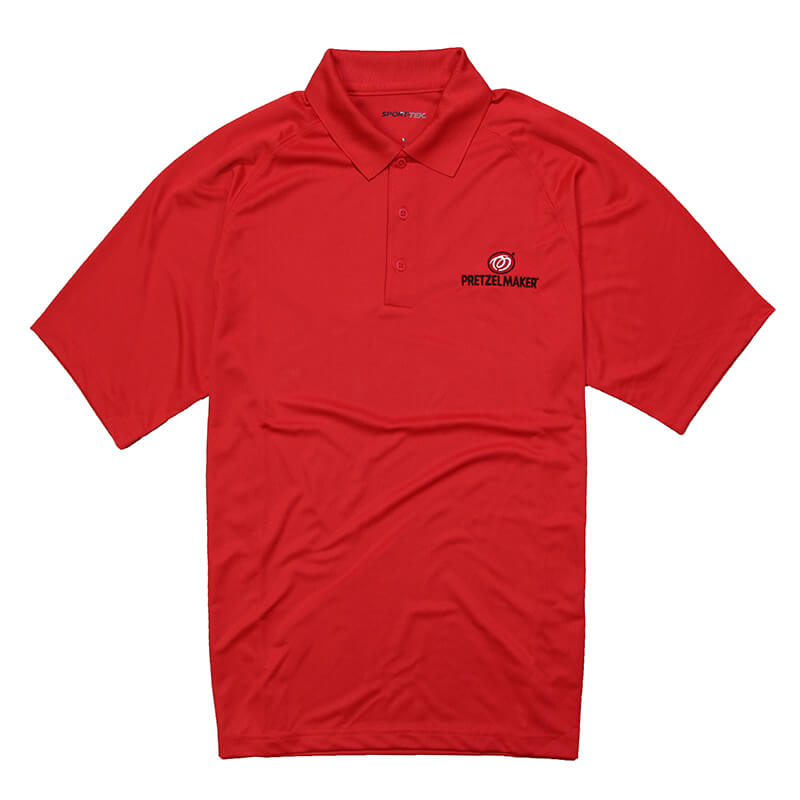 Pretzelmaker Men's Dry Zone Polo - Red