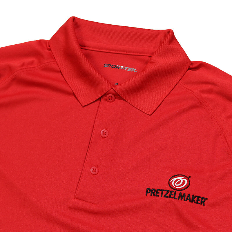 Pretzelmaker Men's Dry Zone Polo - Red