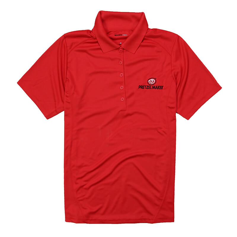 Pretzelmaker Women's Dry Zone Polo - Red