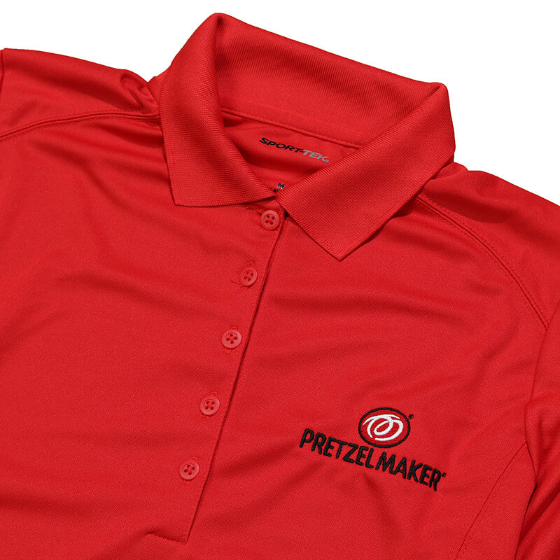 Pretzelmaker Women's Dry Zone Polo - Red