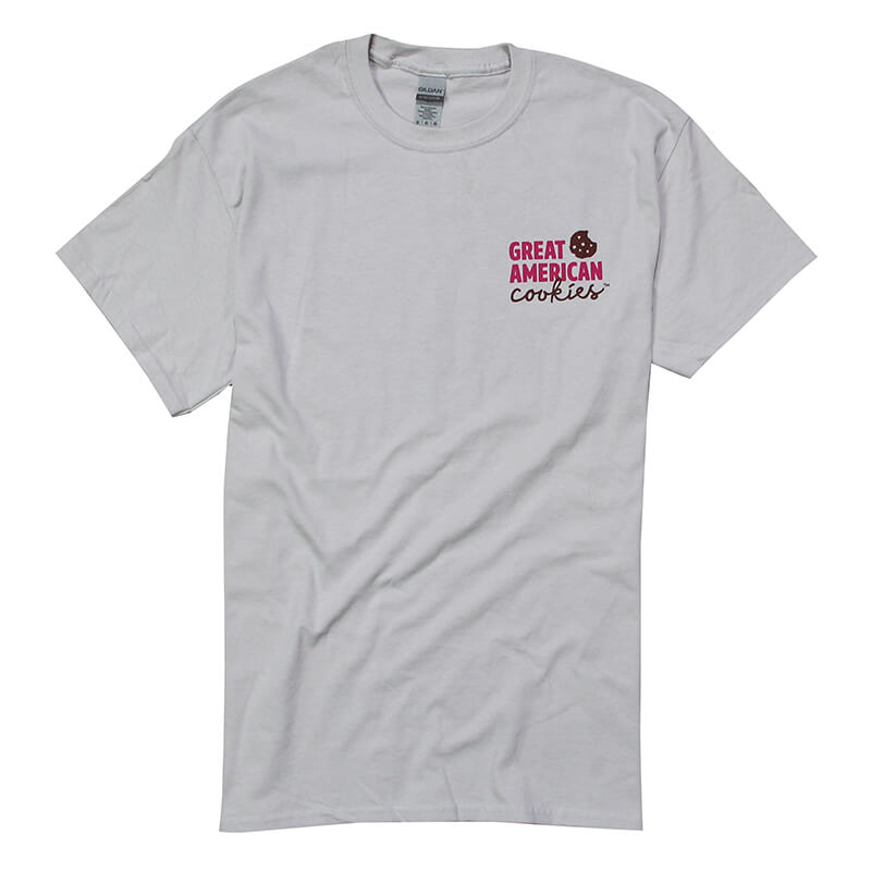 GAC Fresh Baked Cookies Tee Ice Grey Fat Brands Uniforms