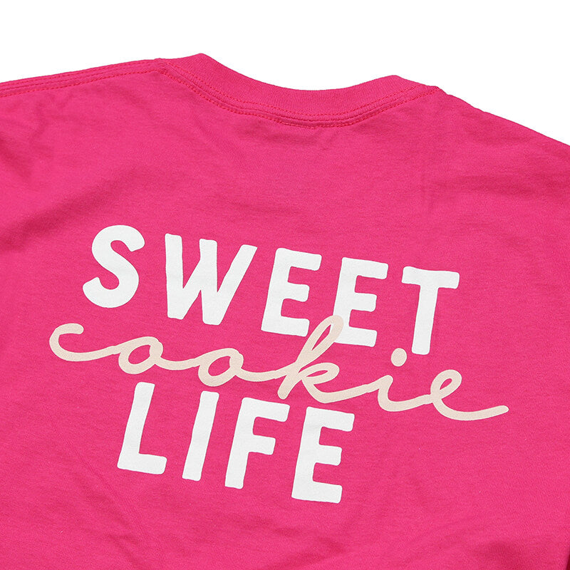 GAC Sweet Cookie Life Tee - Heliconia