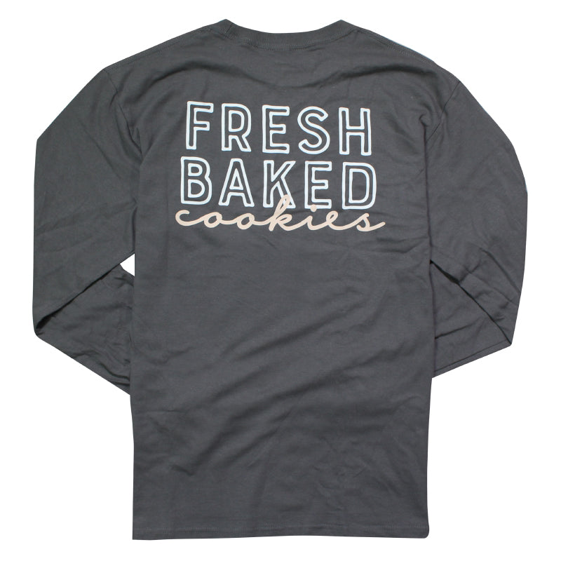 GAC Fresh Baked Cookies Tee - Long Sleeve - Charcoal
