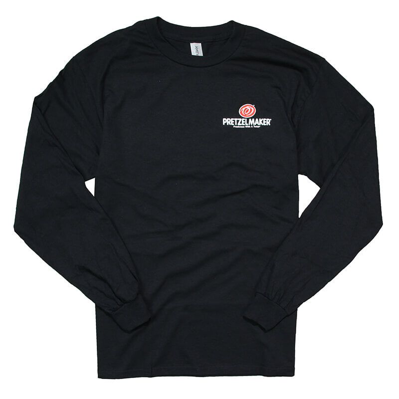Pretzelmaker Uniform Logo Tee - Long Sleeve - Black
