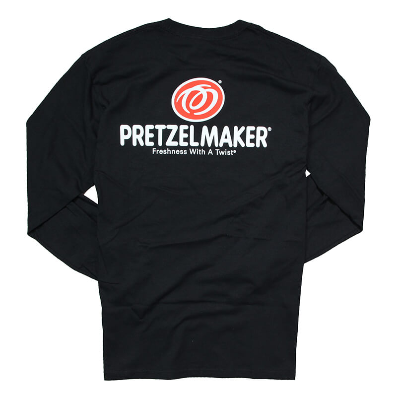Pretzelmaker Uniform Logo Tee - Long Sleeve - Black
