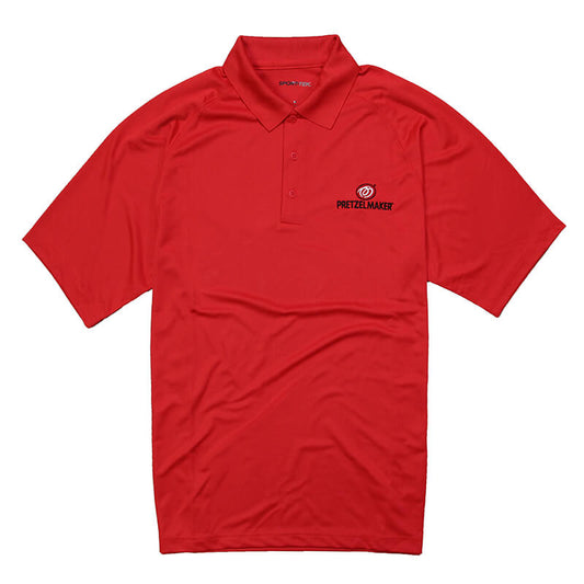 Pretzelmaker Men's Dry Zone Polo - Red