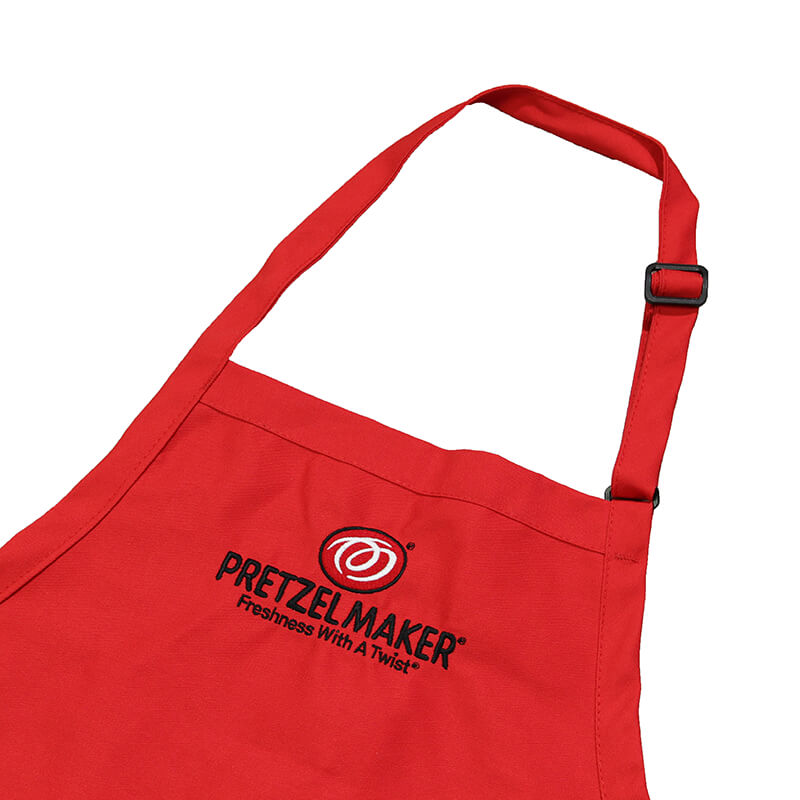 Pretzelmaker Full Bib Apron - Red